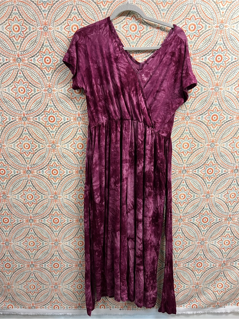 Latched Mama Nursing Jumpsuit Romper TiE Dye Pink